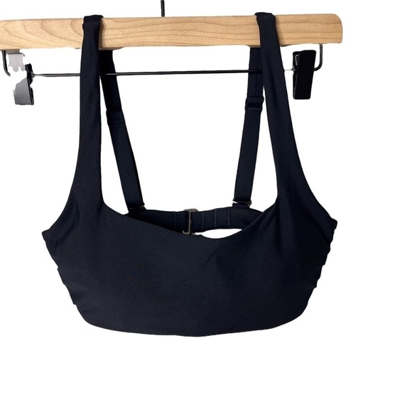 Athleta Square Neck Bra Cup Bikini Top Black Size 32 B/C Swim Wear - Picture 4 of 10